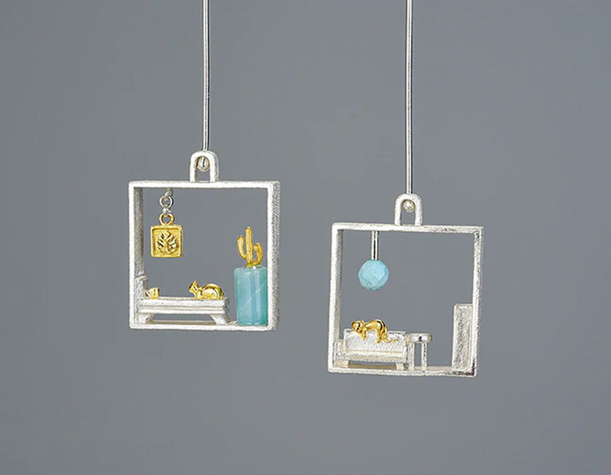 Serenity Paws Earrings