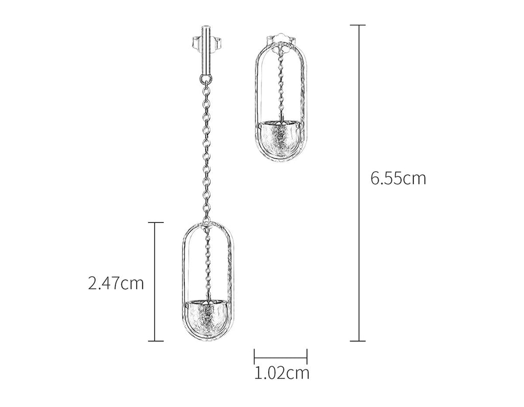 Aqua Luminance Earrings