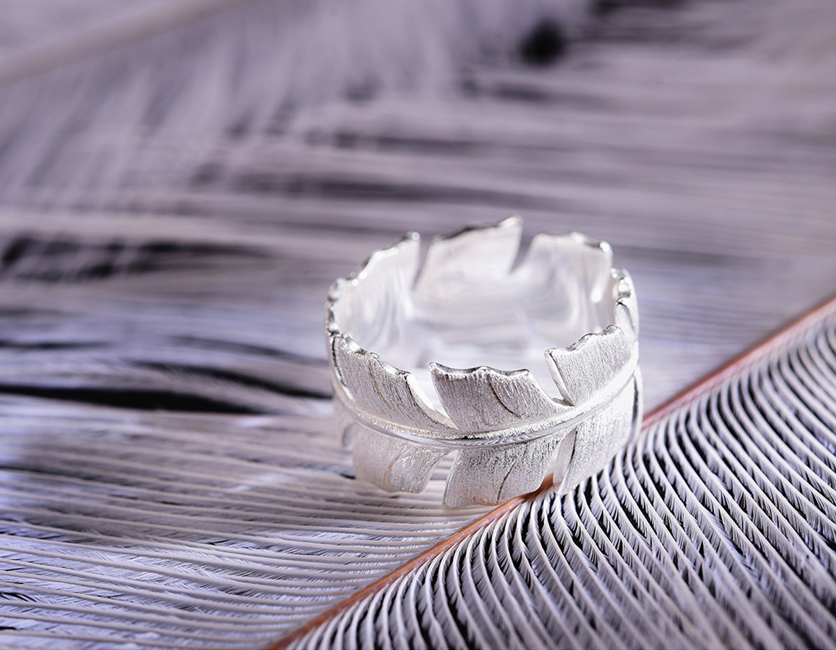 Feathered Embrace Ring