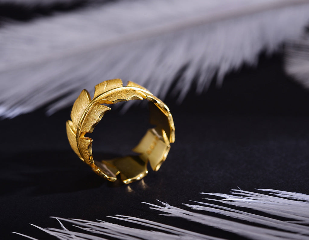 Feathered Embrace Ring