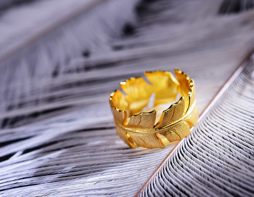 Feathered Embrace Ring