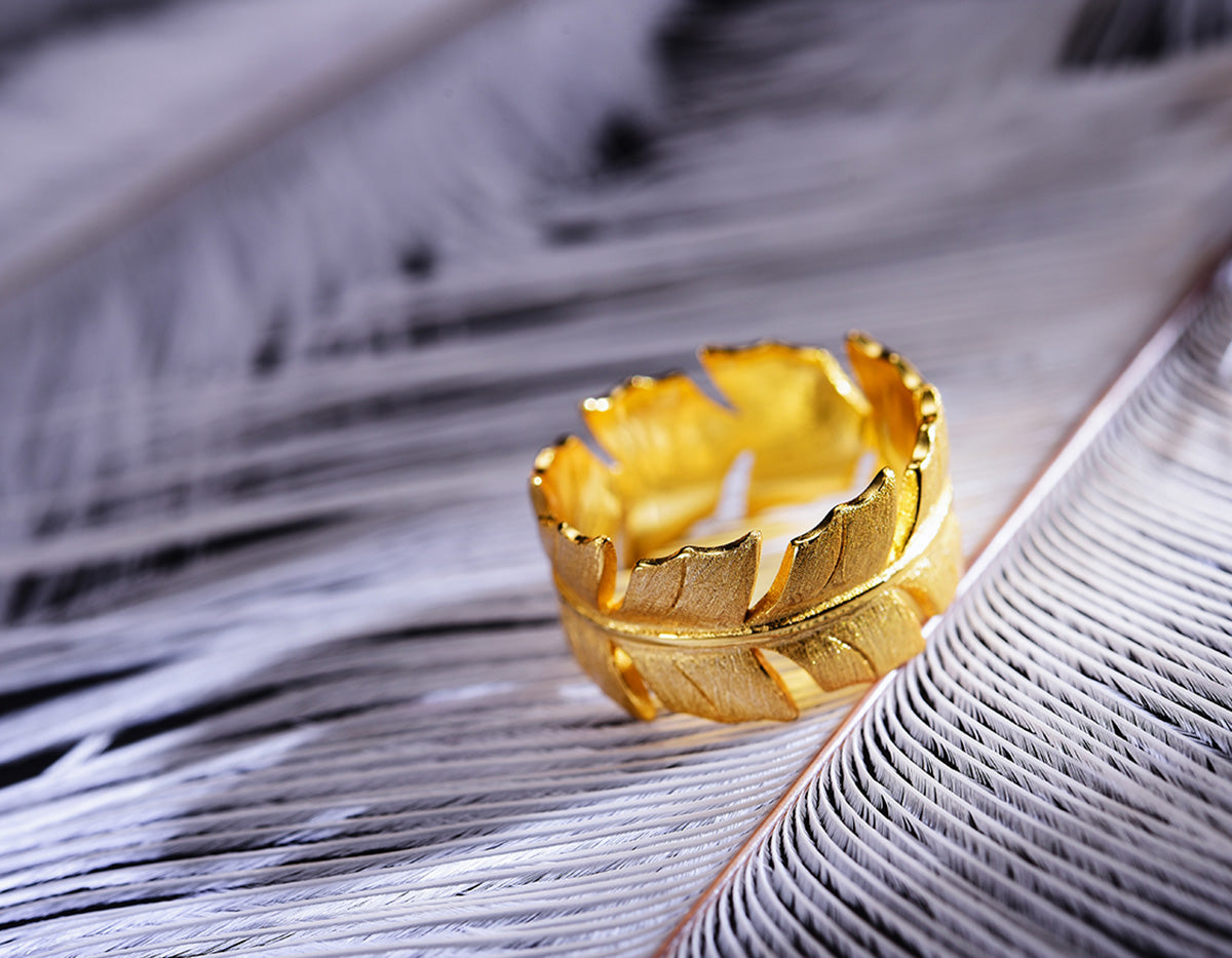 Feathered Embrace Ring