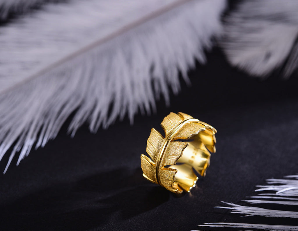 Feathered Embrace Ring