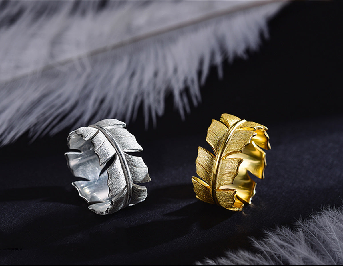 Feathered Embrace Ring