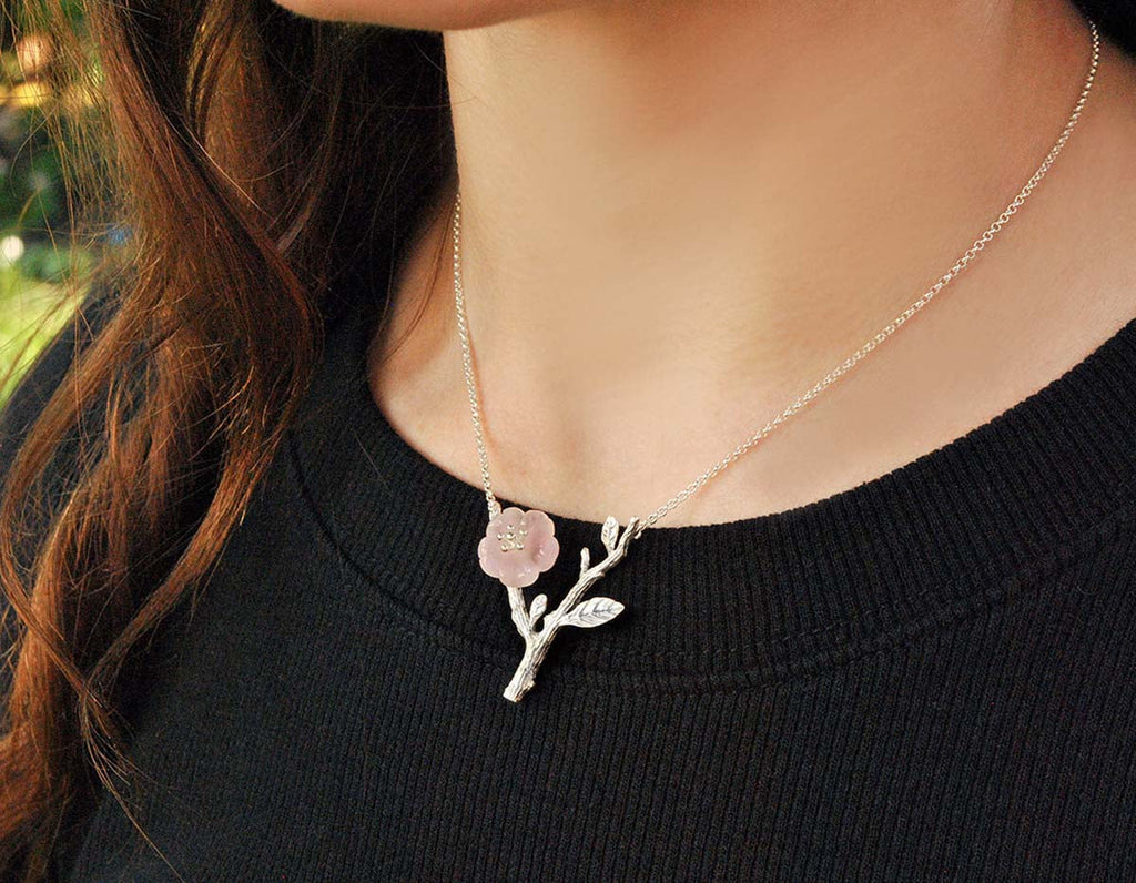 Petals of Serene Rain Necklace