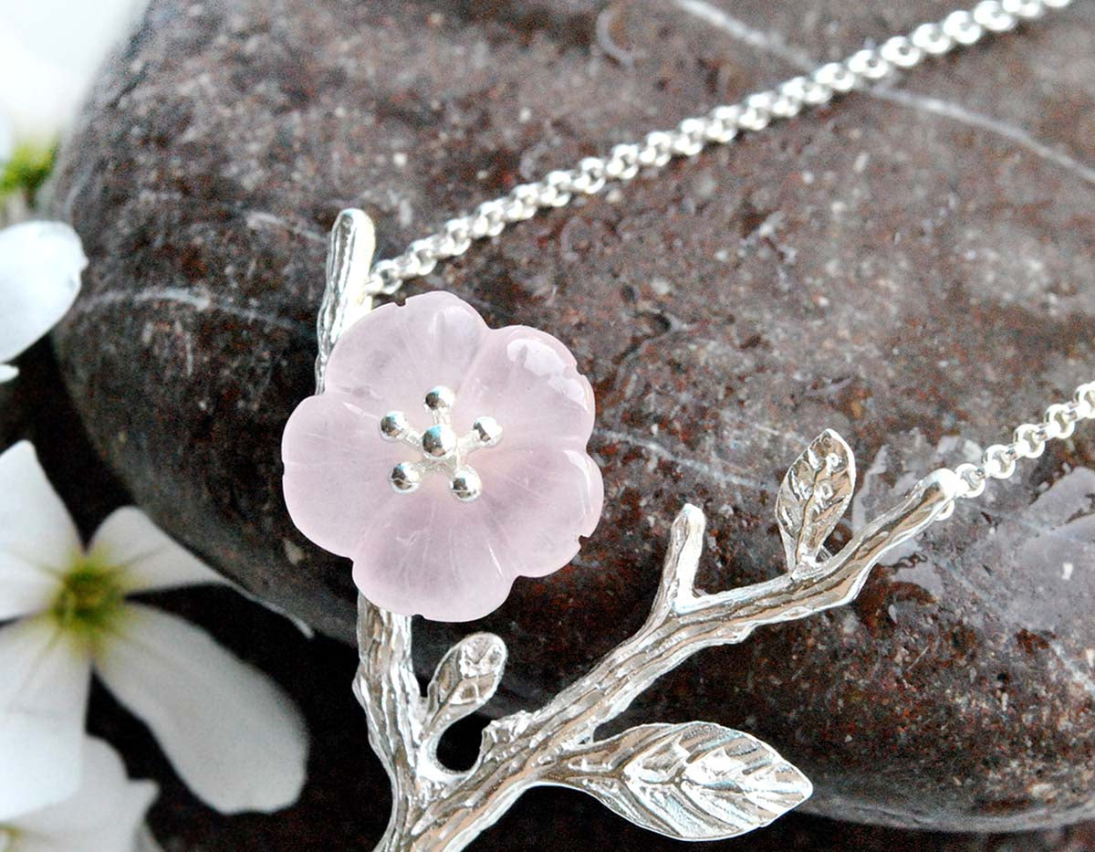 Petals of Serene Rain Necklace