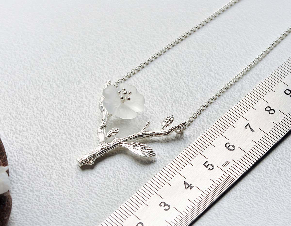 Petals of Serene Rain Necklace