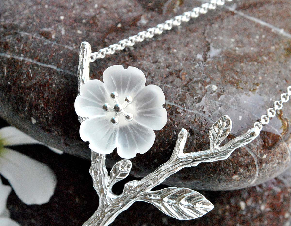 Petals of Serene Rain Necklace