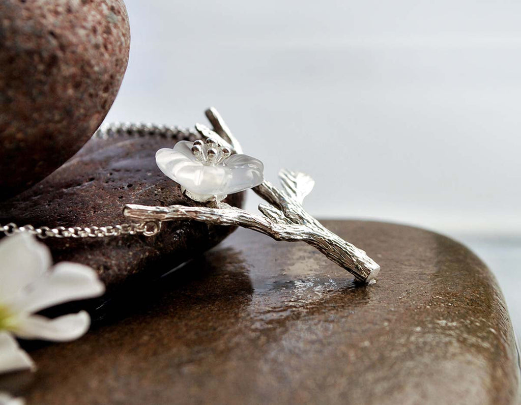 Petals of Serene Rain Necklace