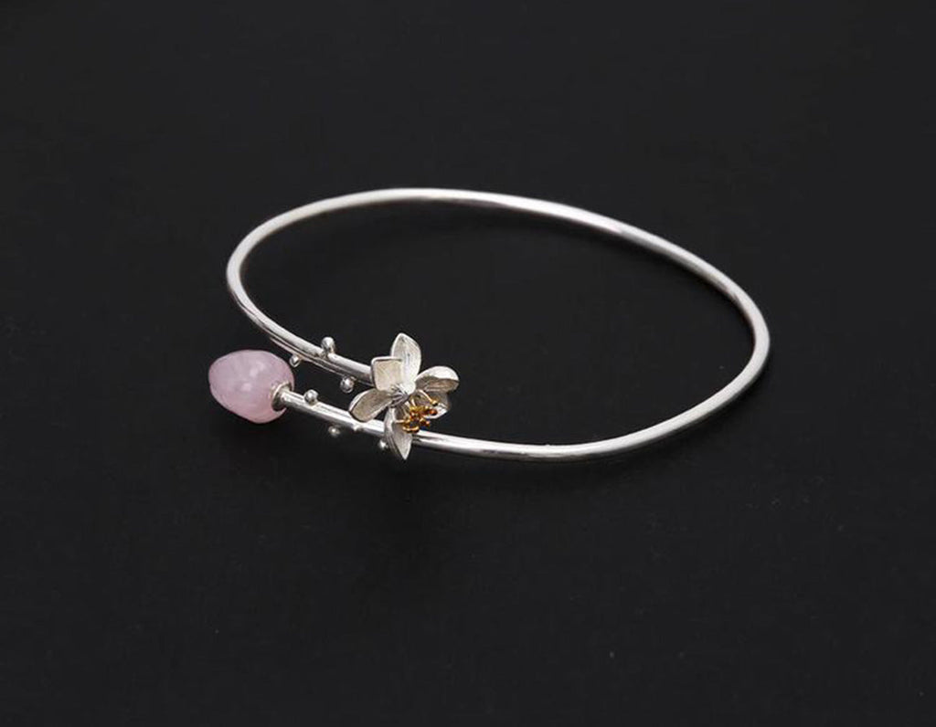 Serenity Lotus Bangle