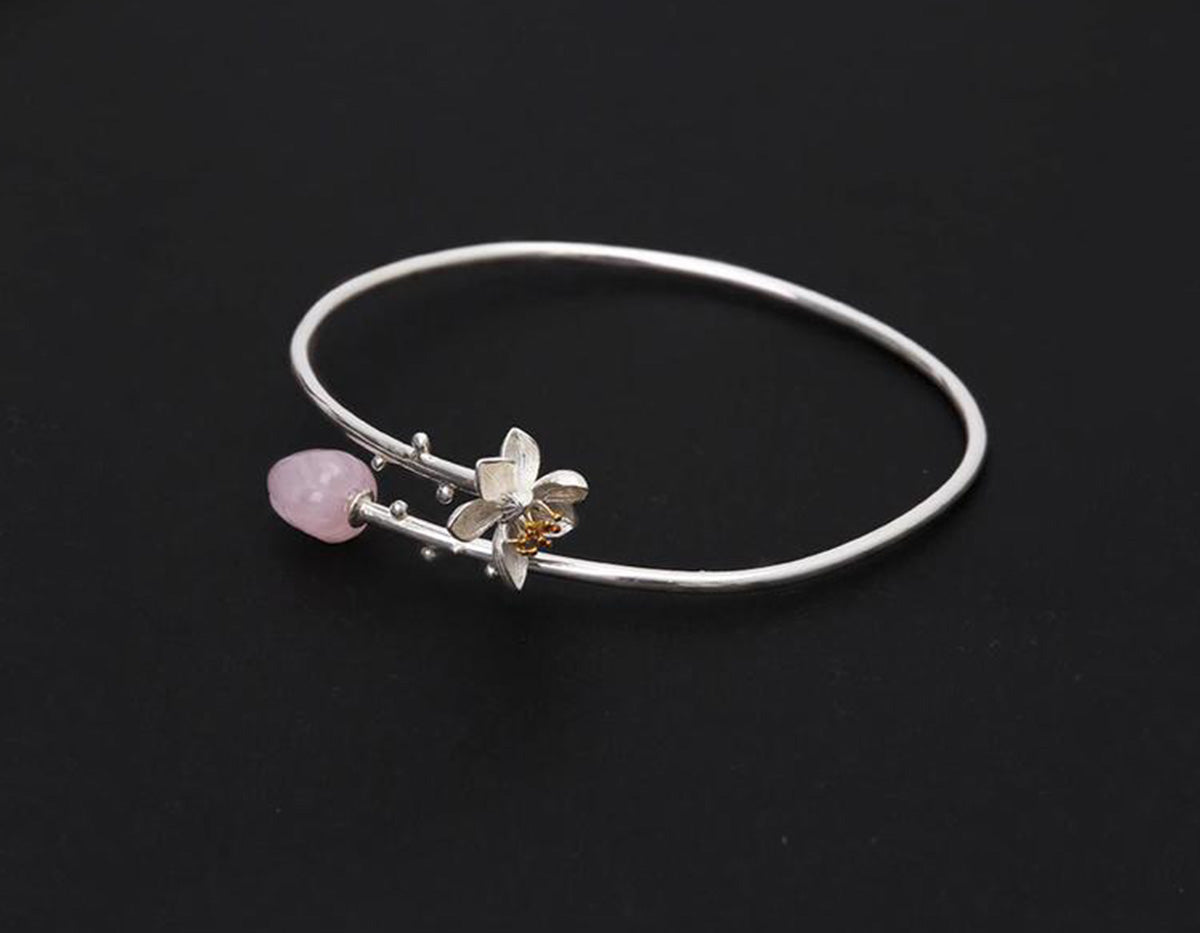 Serenity Lotus Bangle