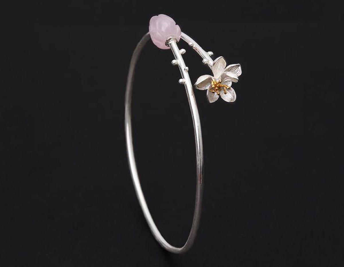 Serenity Lotus Bangle