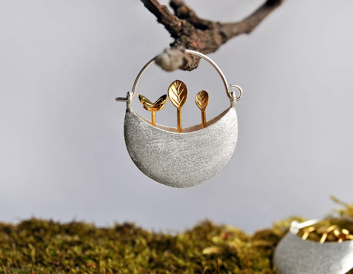 “Elysian Blossom Earrings”