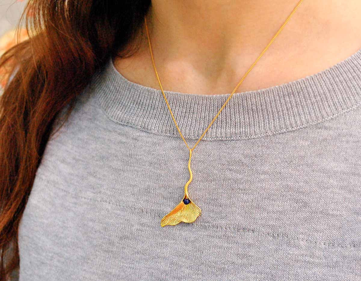 “Gilded Ginkgo Embrace”