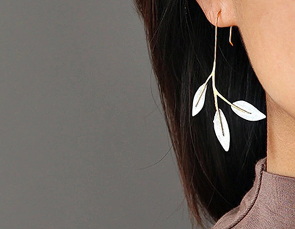 Solstice Leaf Earrings