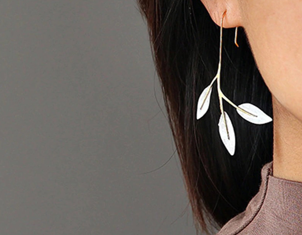 Solstice Leaf Earrings