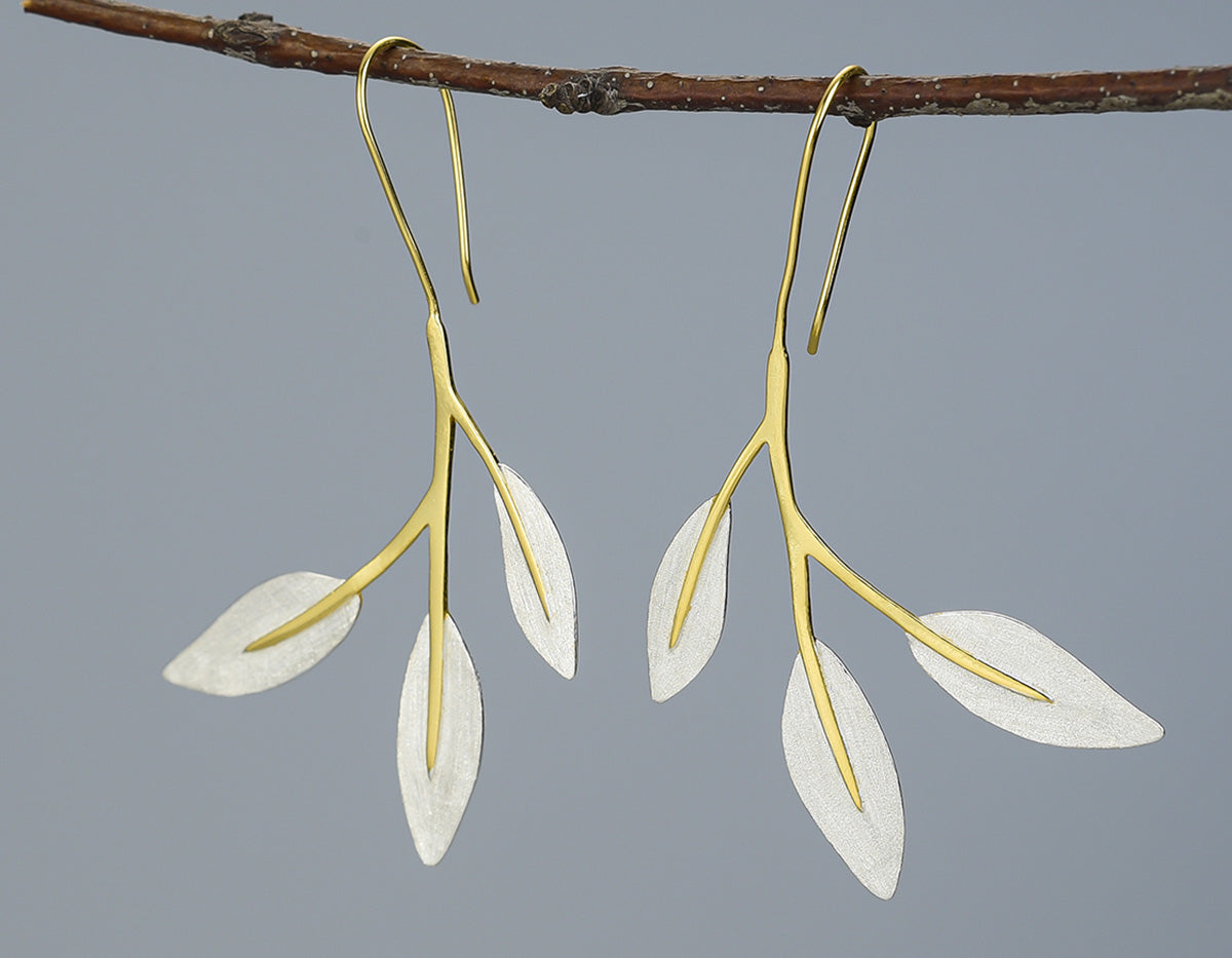 Solstice Leaf Earrings
