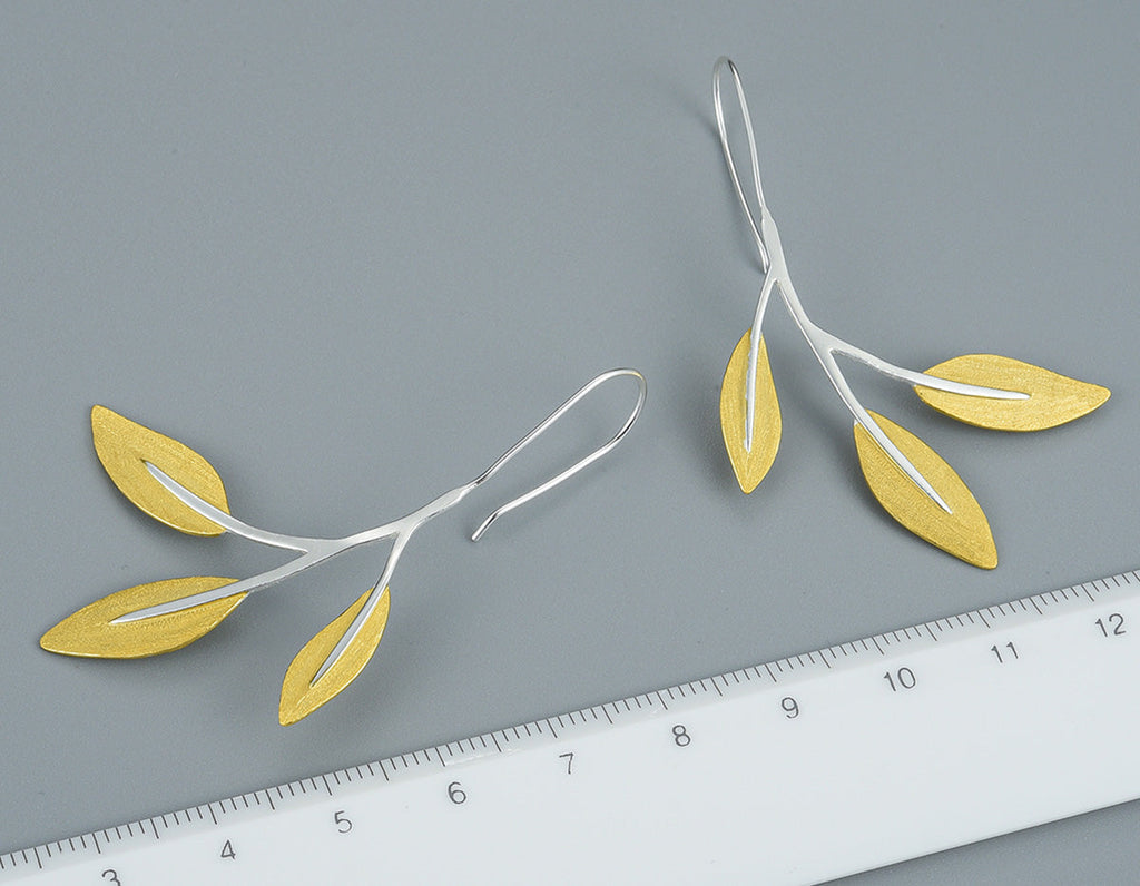 Solstice Leaf Earrings