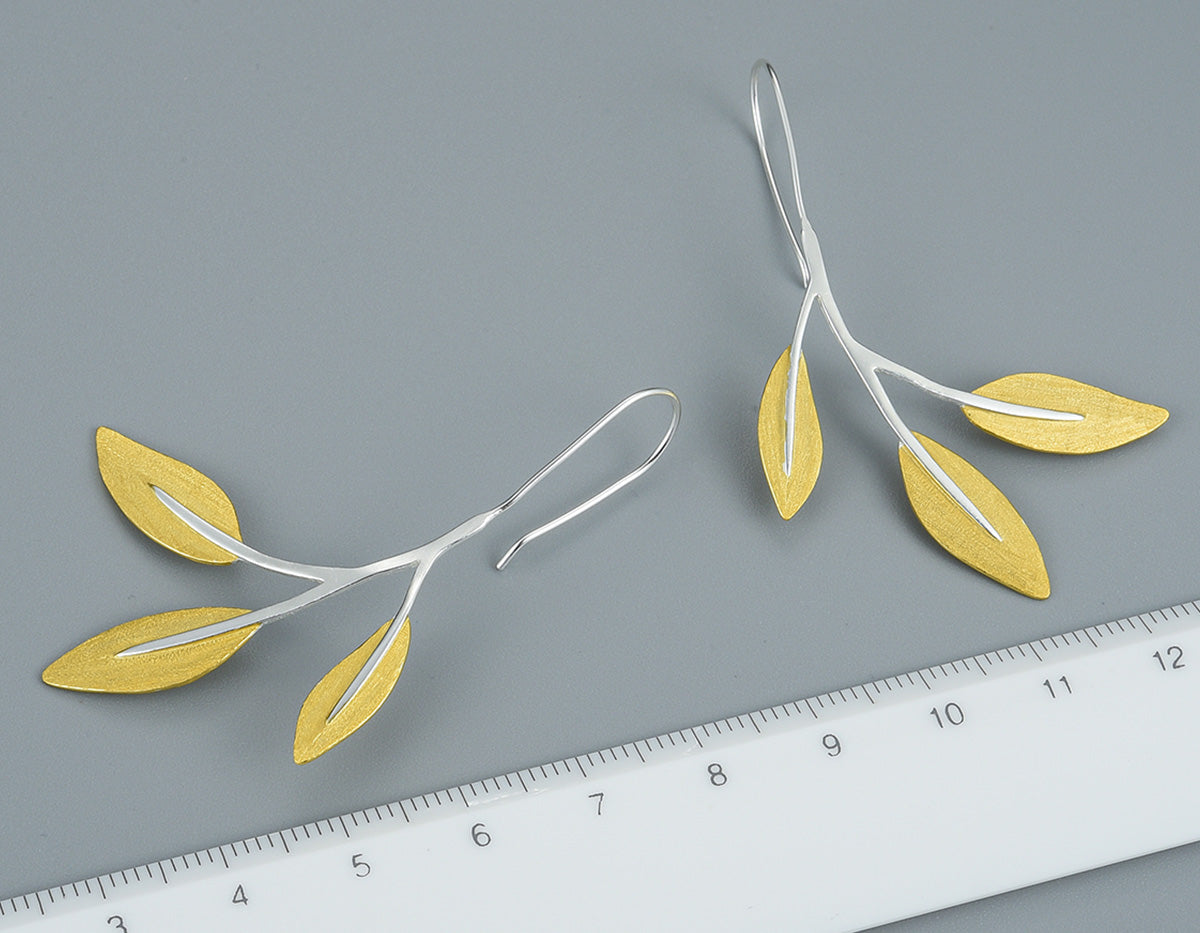Solstice Leaf Earrings