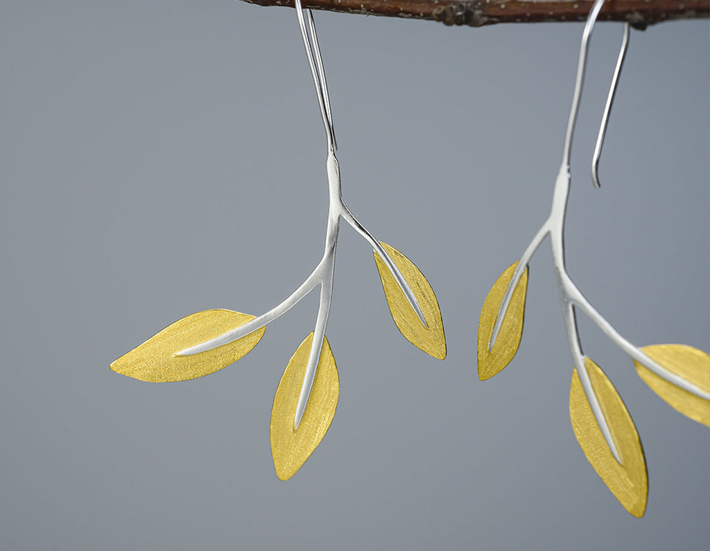 Solstice Leaf Earrings