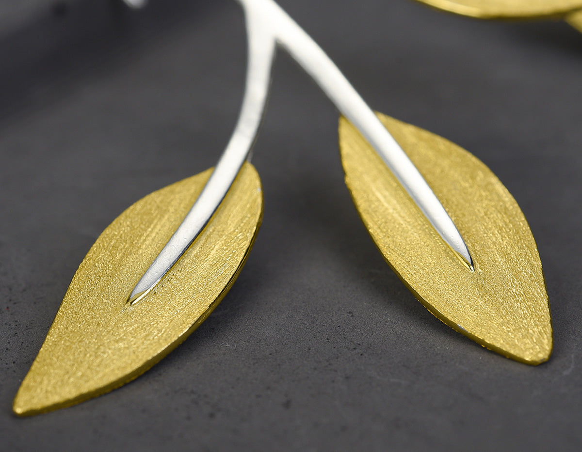 Solstice Leaf Earrings