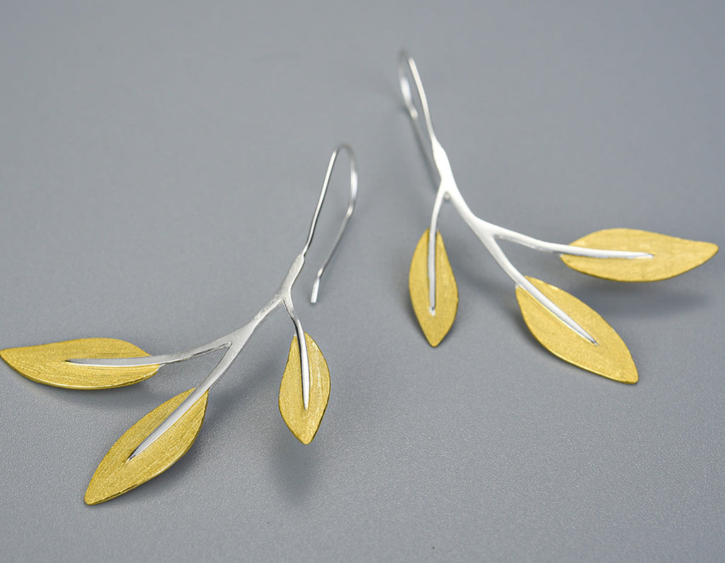 Solstice Leaf Earrings