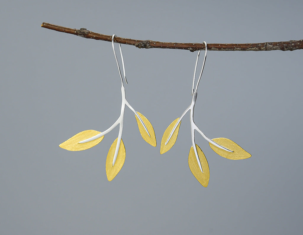 Solstice Leaf Earrings