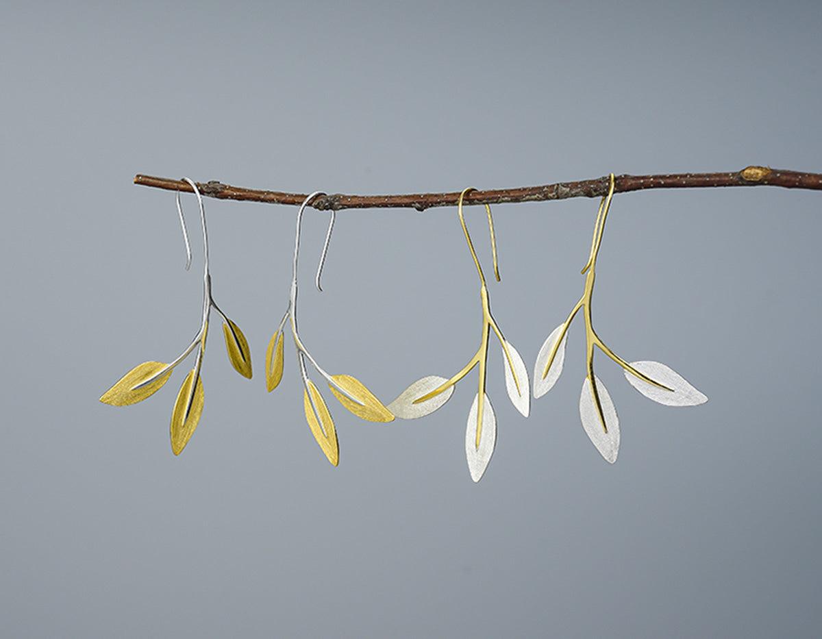 Solstice Leaf Earrings