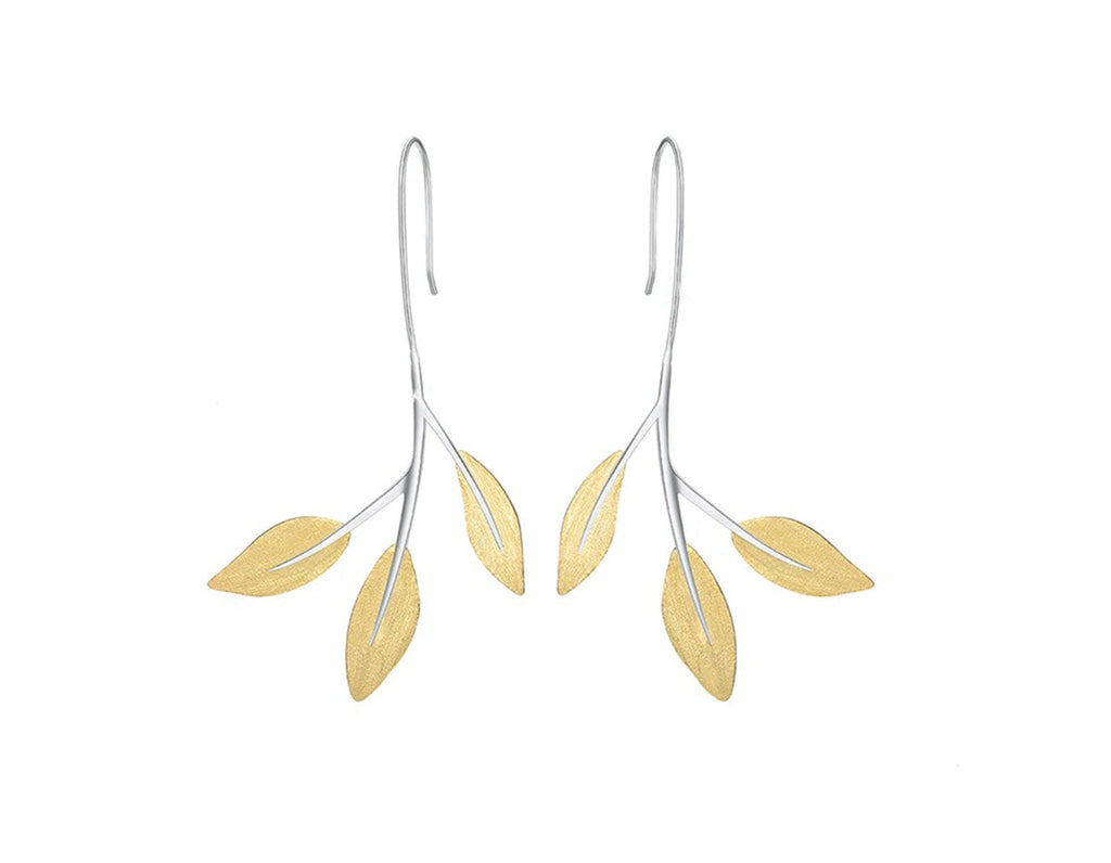 Solstice Leaf Earrings