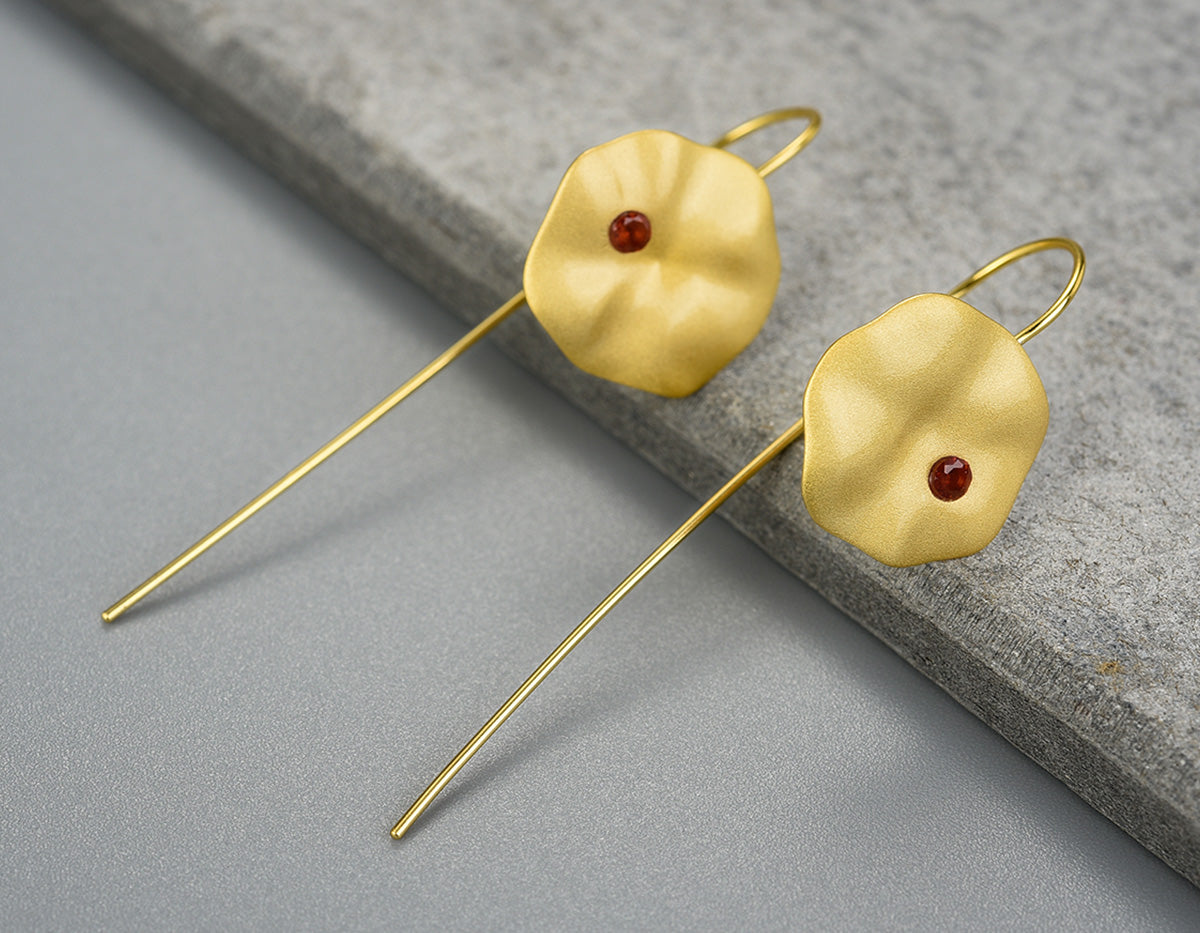 Morning Mist Lotus Earrings