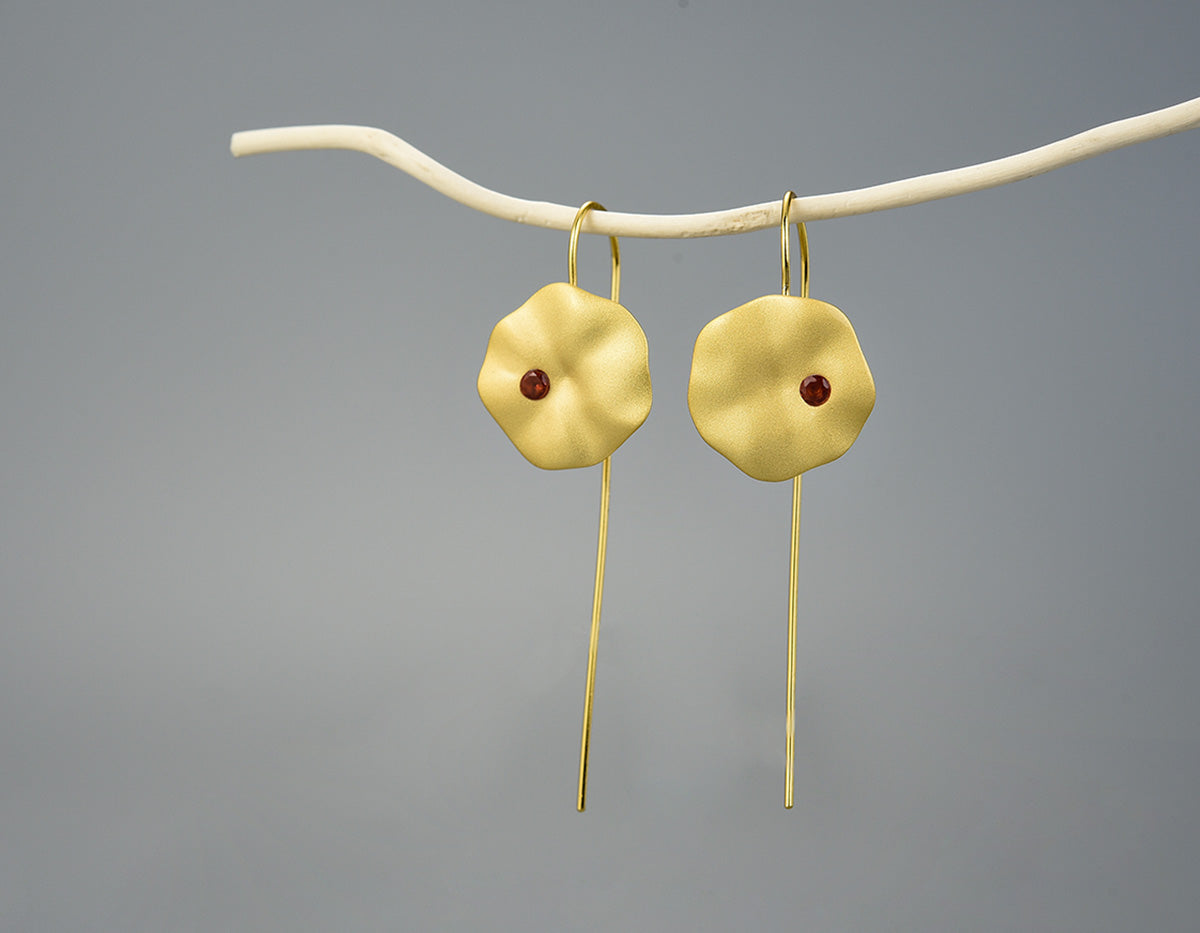 Morning Mist Lotus Earrings