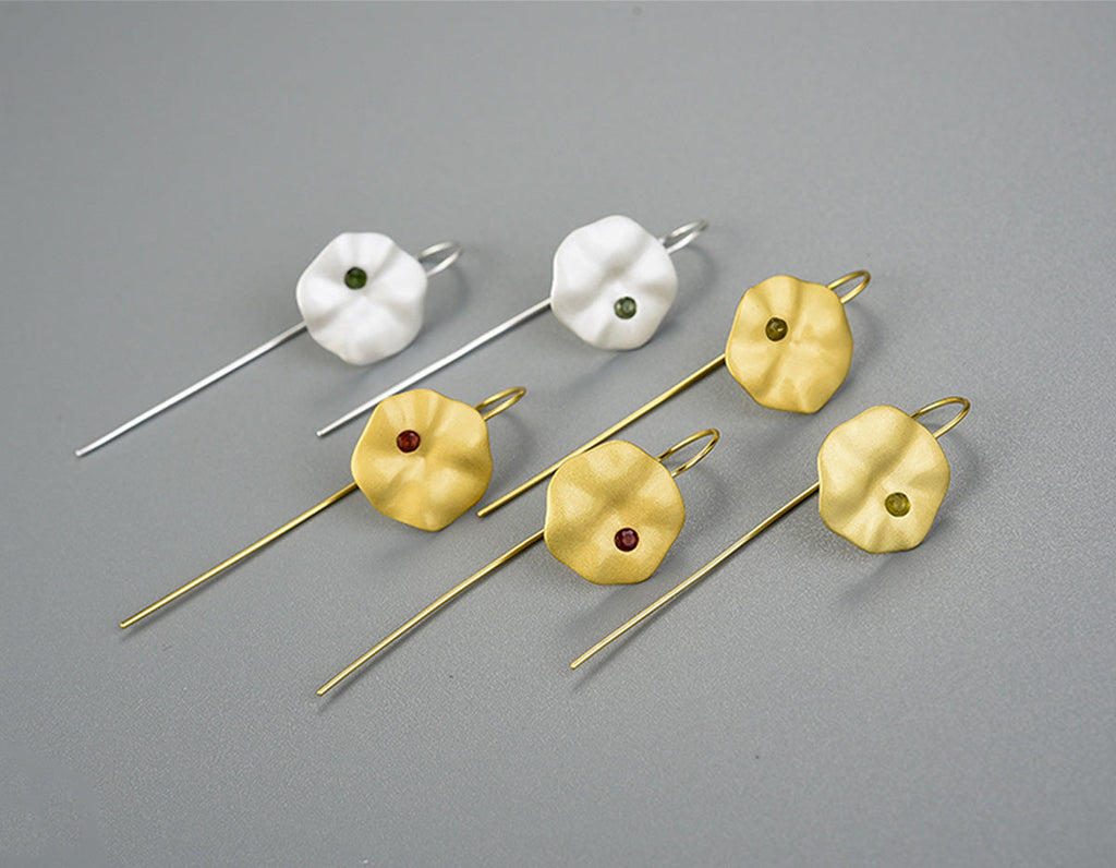 Morning Mist Lotus Earrings