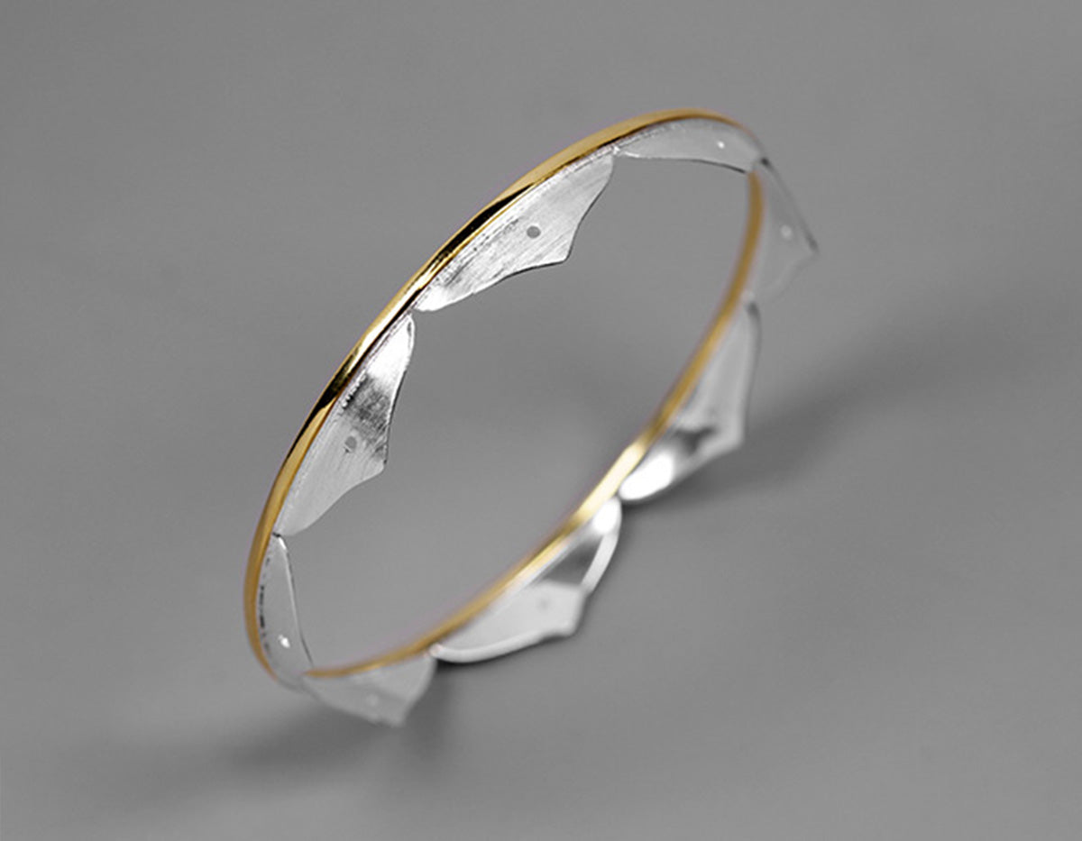 Lotus Serenade Bangle
