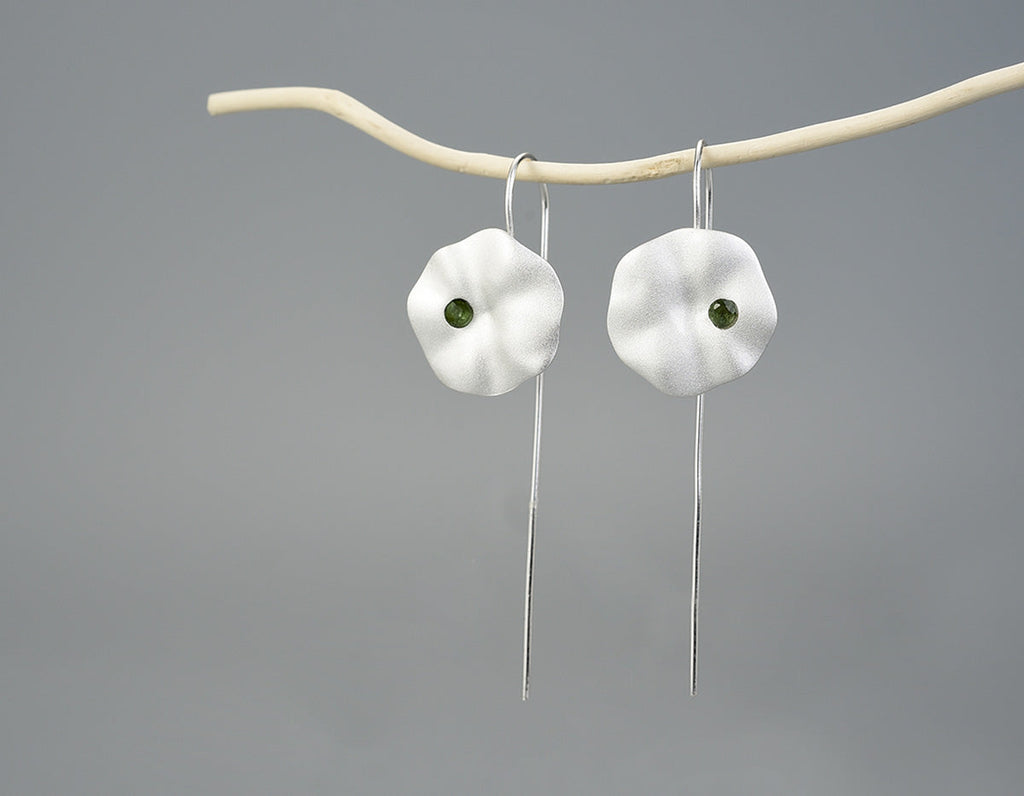 Morning Mist Lotus Earrings