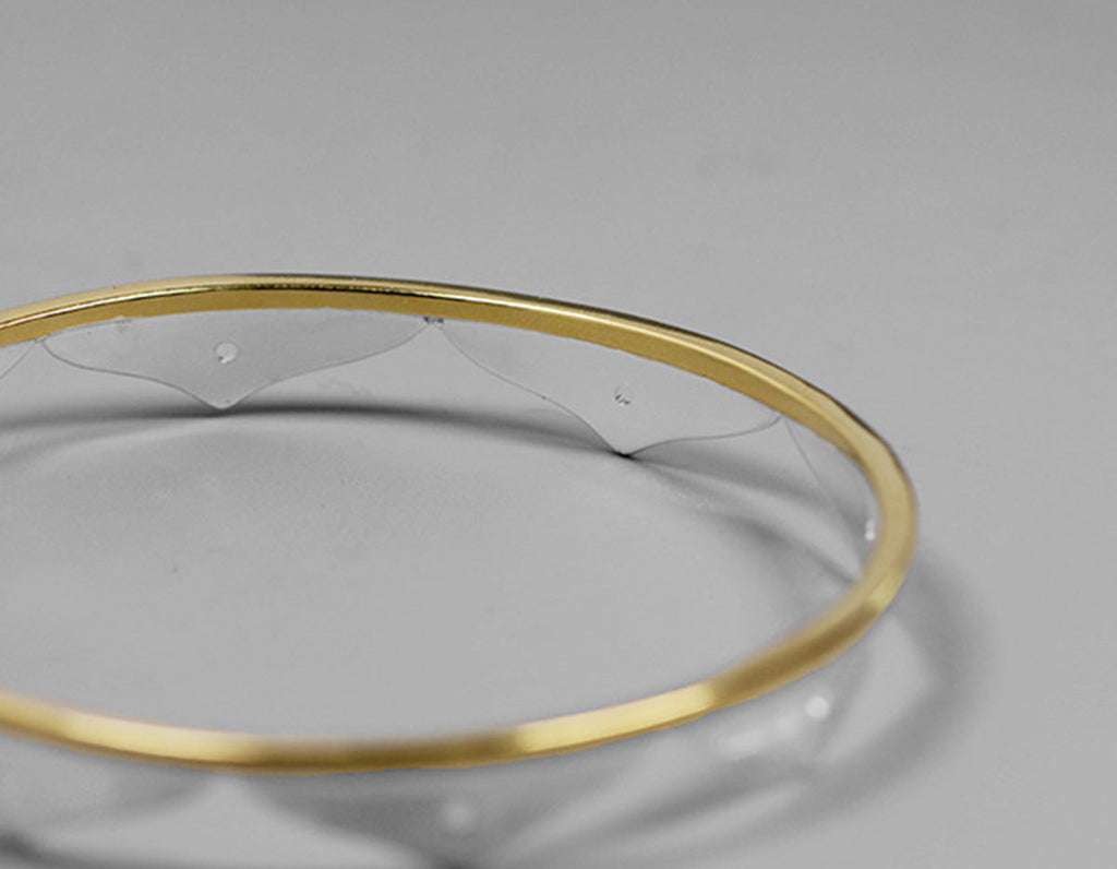 Lotus Serenade Bangle