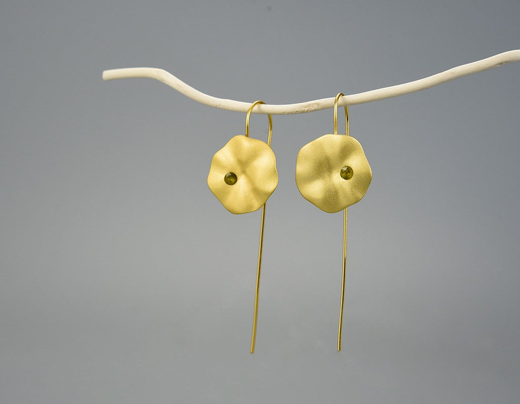 Morning Mist Lotus Earrings