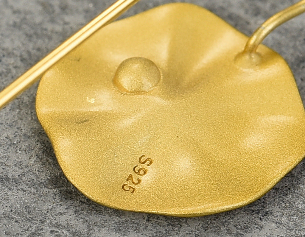 Morning Mist Lotus Earrings