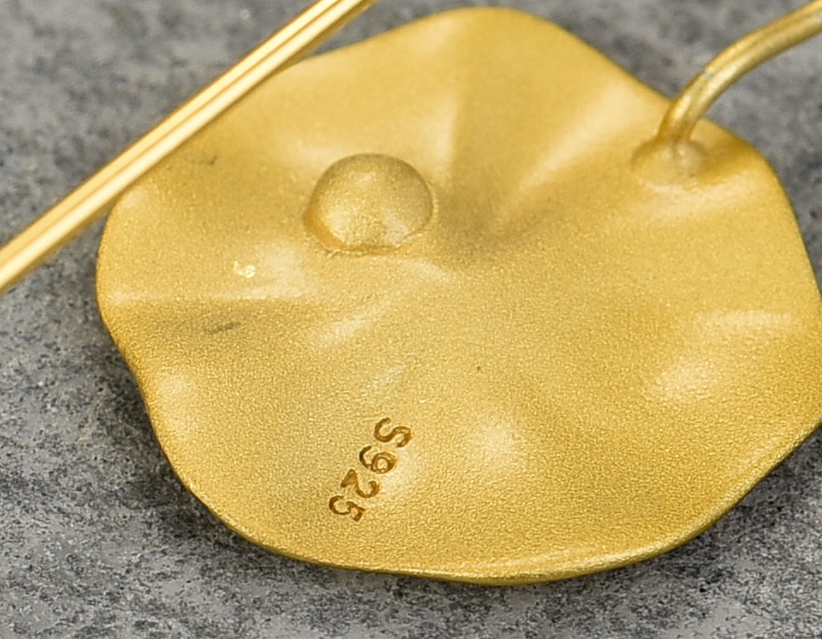 Morning Mist Lotus Earrings