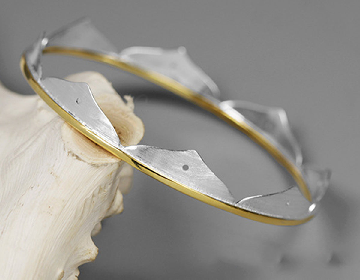 Lotus Serenade Bangle