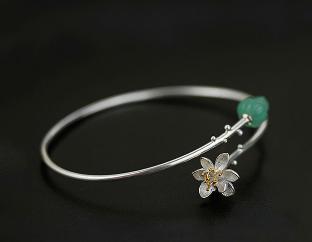 Serenity Lotus Bangle
