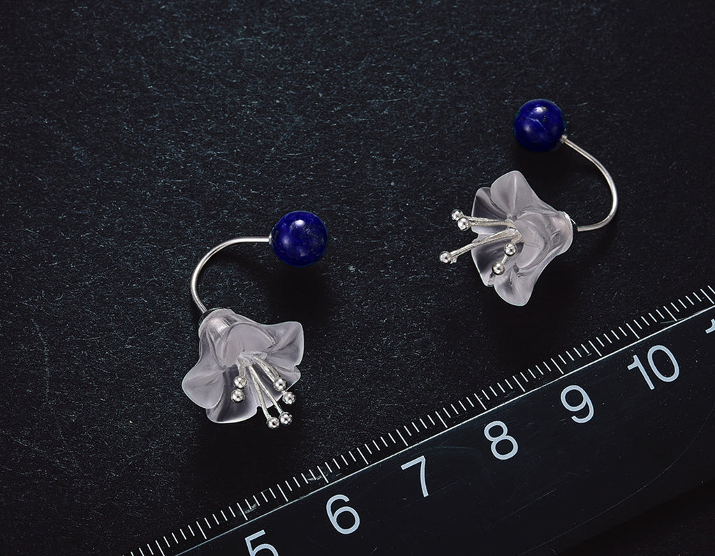 Lapis Serenity Bloom Earrings
