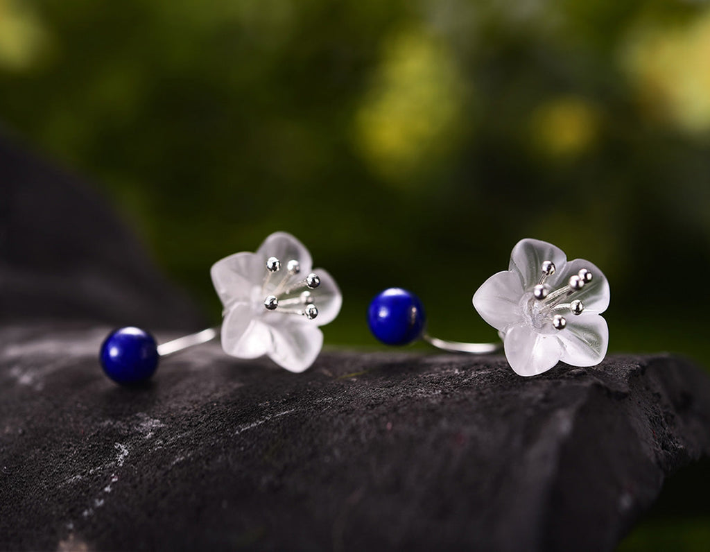Lapis Serenity Bloom Earrings
