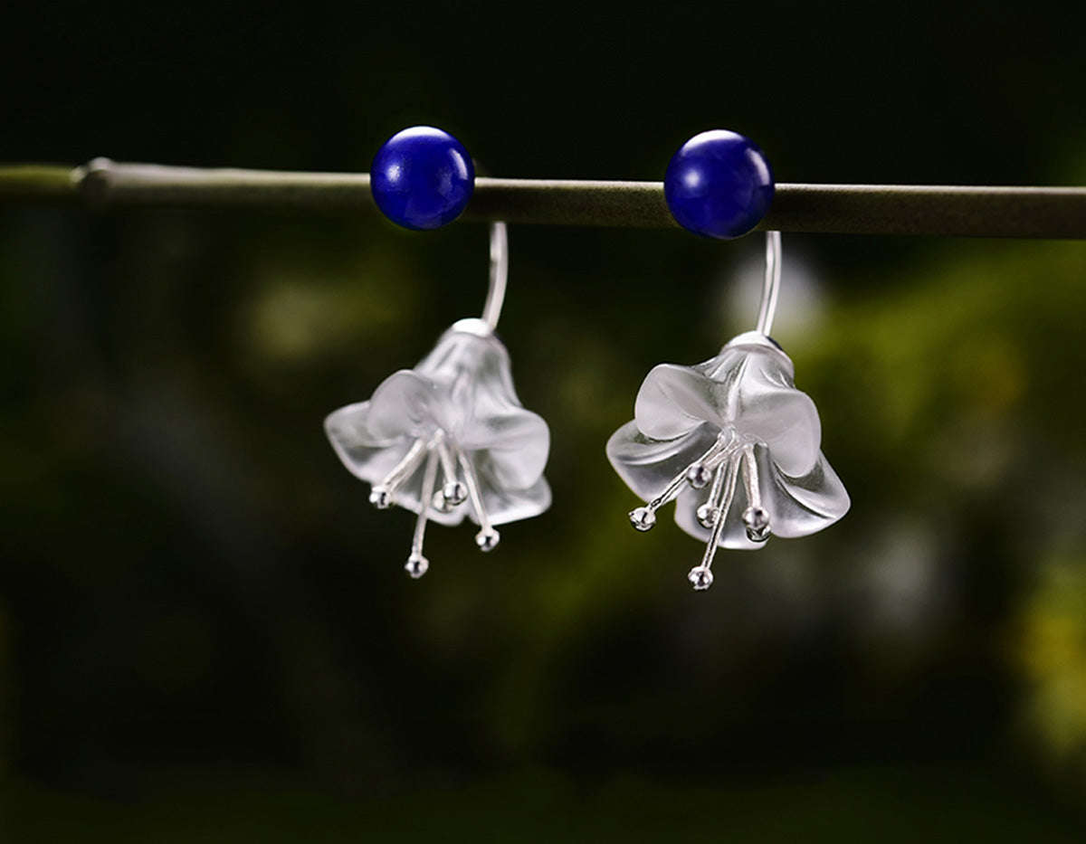 Lapis Serenity Bloom Earrings
