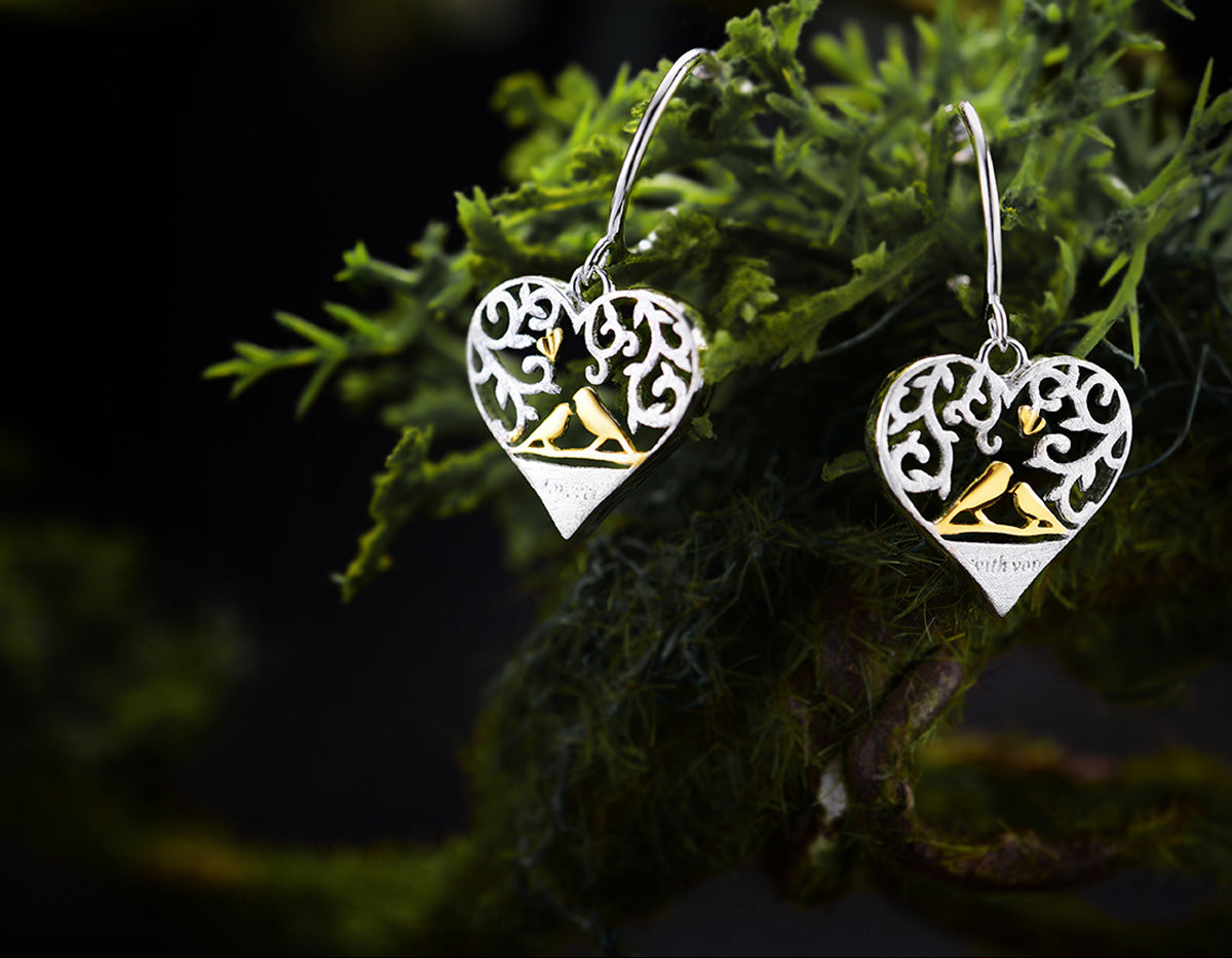 Harmonia Feathered Earrings