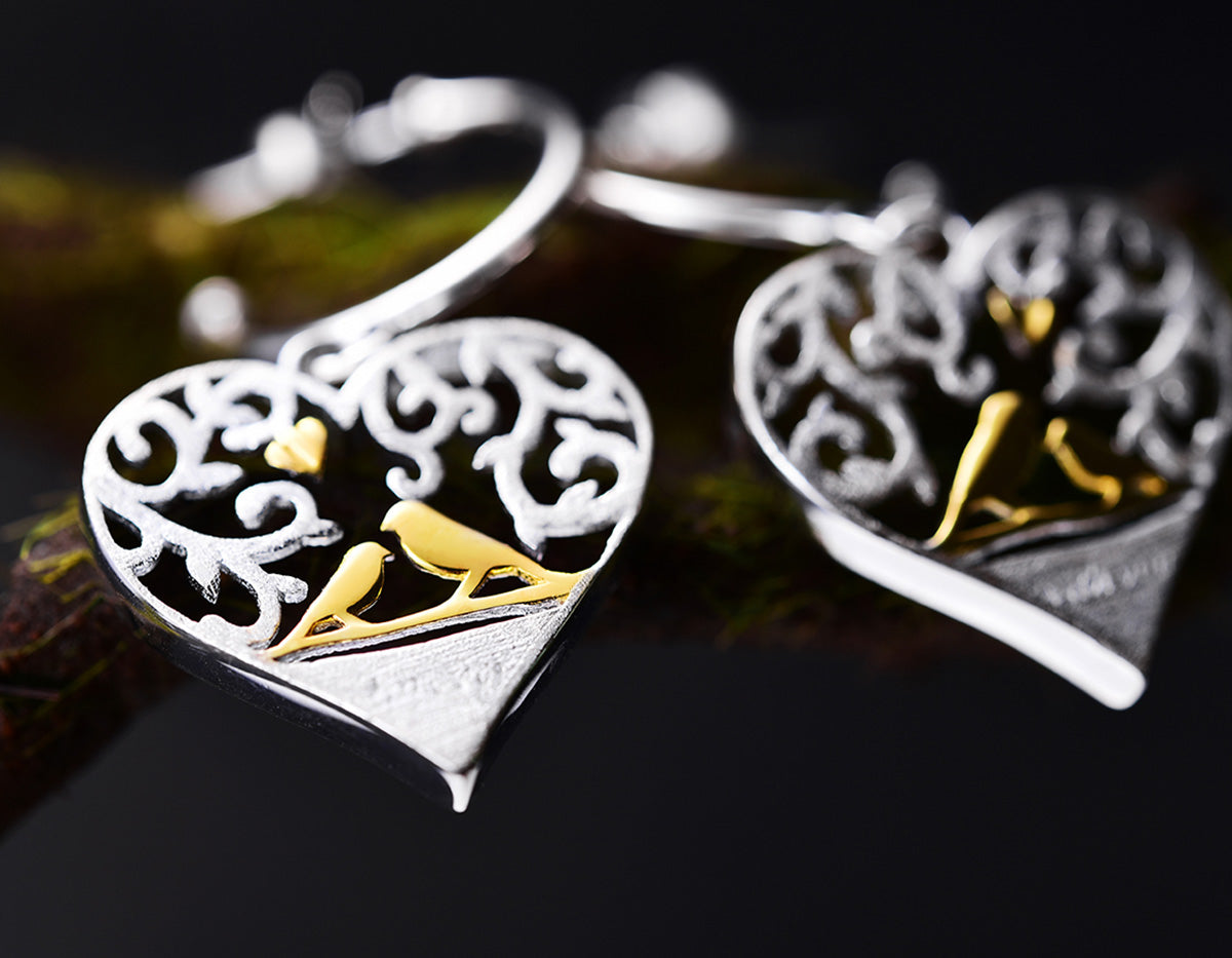 Harmonia Feathered Earrings