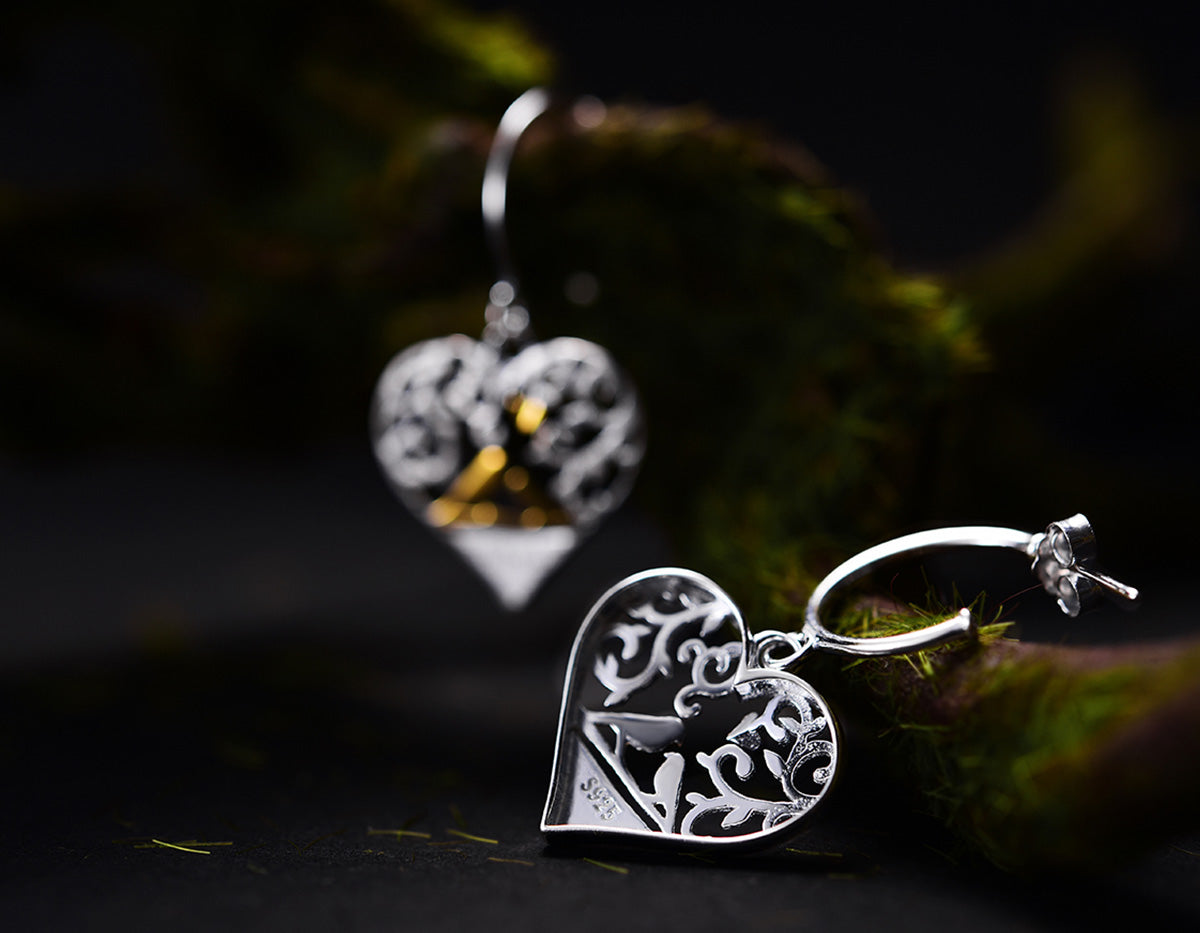 Harmonia Feathered Earrings