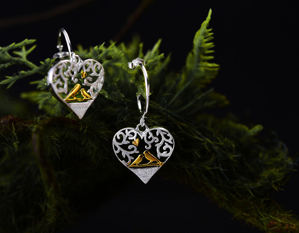 Harmonia Feathered Earrings