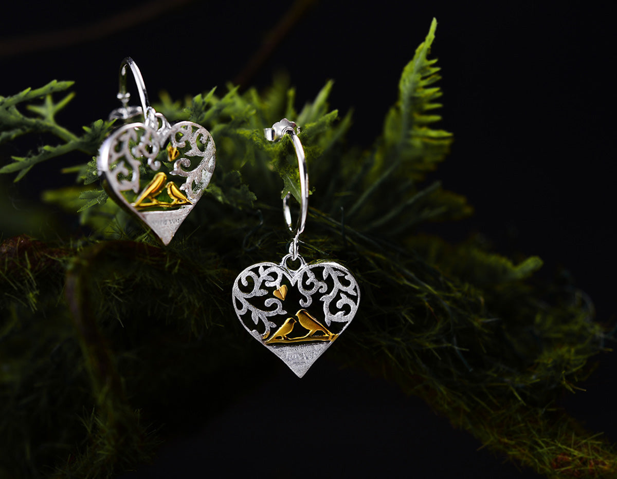 Harmonia Feathered Earrings