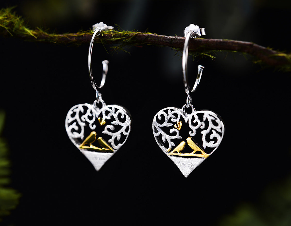 Harmonia Feathered Earrings