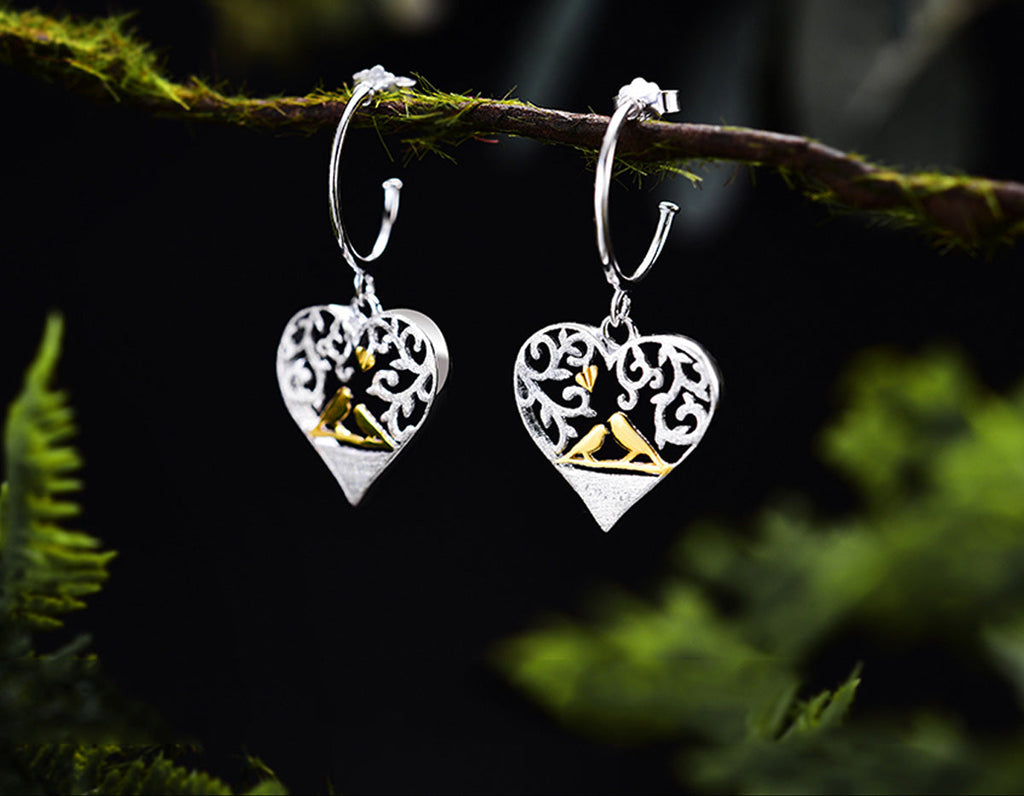 Harmonia Feathered Earrings